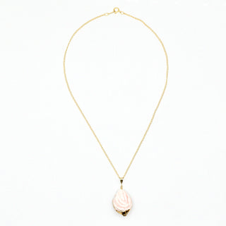 Farphoria_APRIKA_peach_porcelain_necklace_pendant_pink