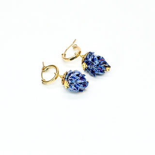 Farphoria_ELECTRA_blue_porcelain_artichokes_earrings_hoops_jewellery
