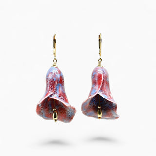 Calla Lily Porcelain Earrings
