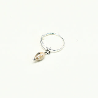 FARPHORIA handmade porcelain jewellery adjustable silver ring for any size
