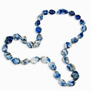 Artistic baroque pearl necklace handmade in London, a unique birthday gift for woman