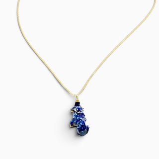 One-of-a-kind real flower necklace for a wife who loves unusual handmade jewellery and nature