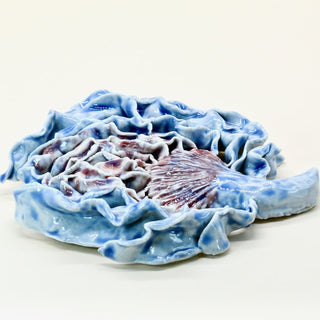 Contemporary porcelain artichoke wall sculpture, handmade in London by FARPHORIA – timeless and sophisticated.