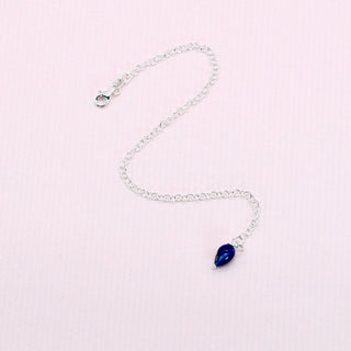 Lightweight dainty bracelet with dangling porcelain charm – refined anniversary gift for wife