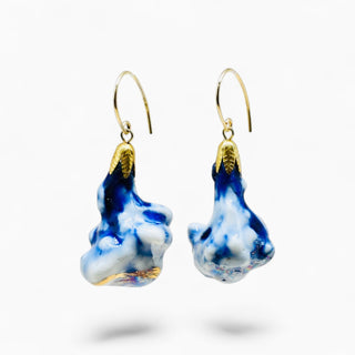 Unique botanical porcelain jewellery, a Valentine’s Day gift for wife
