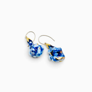 Handmade London flower earrings, a meaningful gift for the woman who has everything