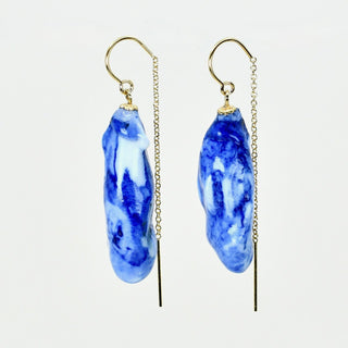 Handmade London flower earrings, a meaningful gift for the woman who has everything