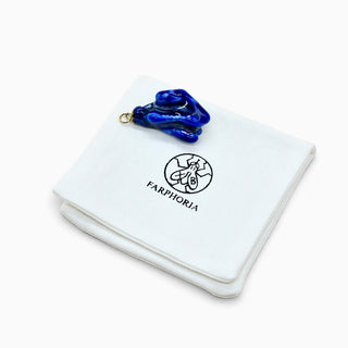 Real flower dipped in porcelain pendant, a thoughtful 18th wedding anniversary gift for a wife