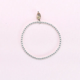 Unique stretchy bracelet for women with porcelain drop – perfect birthday gift from husband