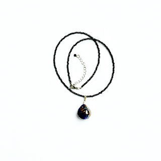 FARPHORIA_Koko_black_zircon_blue_porcelain_necklace_fancy