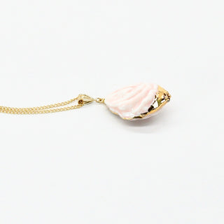 Farphoria_APRIKA_peach_porcelain_necklace_pendant_pink_gift