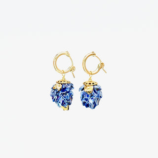 Farphoria_ELECTRA_blue_porcelain_artichokes_earrings_hoops_style