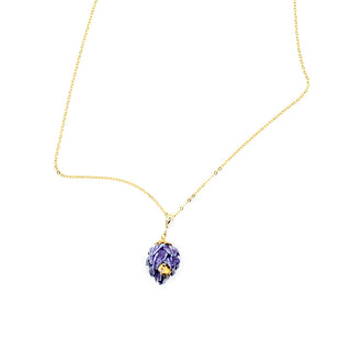 Farphoria_EUTERPE_porcelain_necklace_purple_artichoke_London_luxury