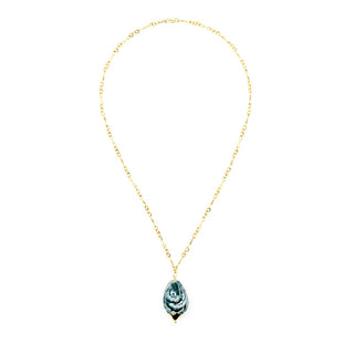 Farphoria_Eudora_porcelain_necklace_peach_London_gold_gift