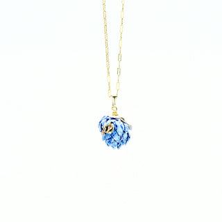 Farphoria_IANTHE_porcelain_blue_artichoke_necklace_London