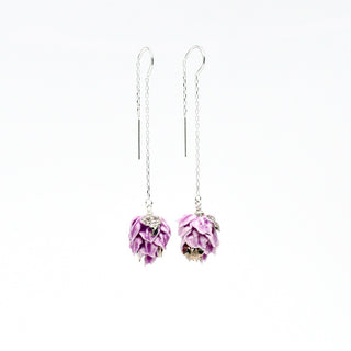 Farphoria_artichokes_silver_porcelain_earrings_pinkpurple