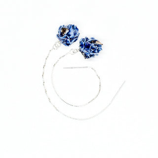 Farphoria_silver_threads_blue_artichokes_earrings