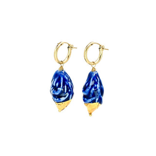 Farphoria_ultramarine_porcelain_peach_earrings_hoops_gold_woman