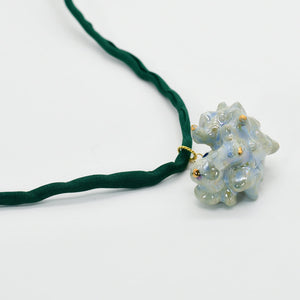 ARONIA Real Floral in Porcelain Ceramic Necklace