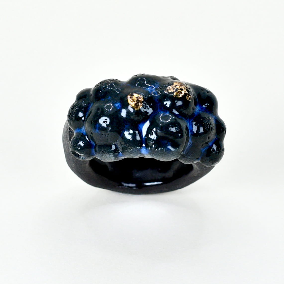 BONINITE Black Porcelain Ceramic Ring