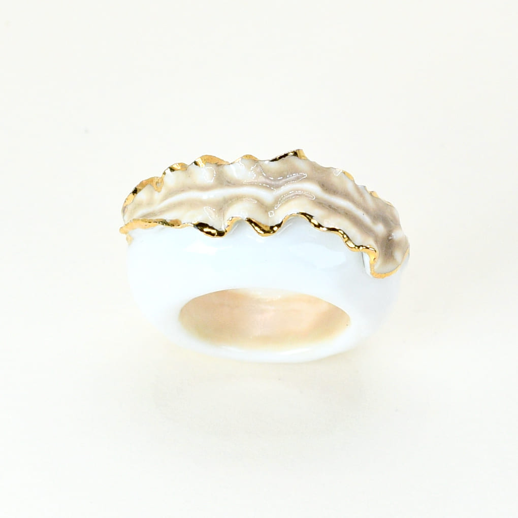 CAPREA Porcelain Ceramic Ring