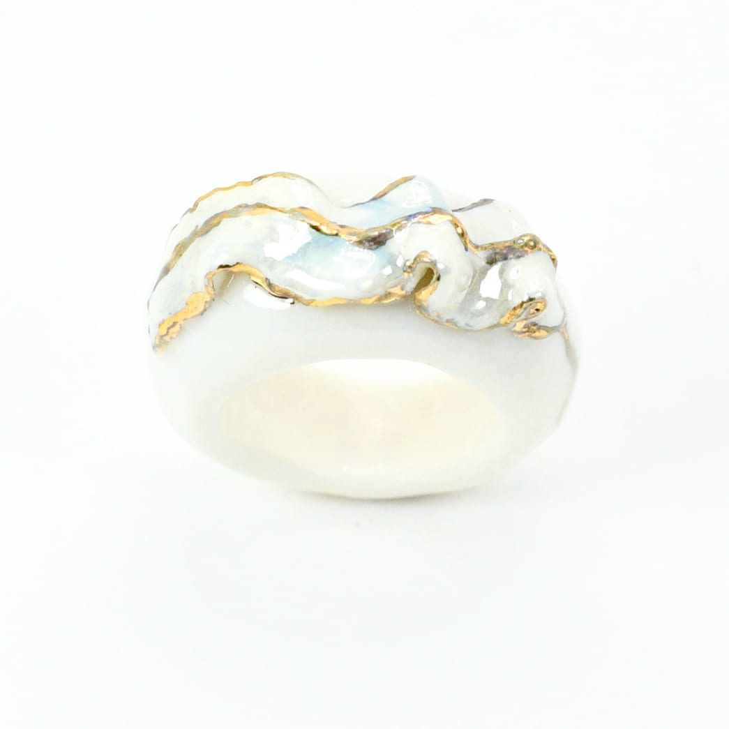 LAPAGERIA Porcelain Ceramic Ring