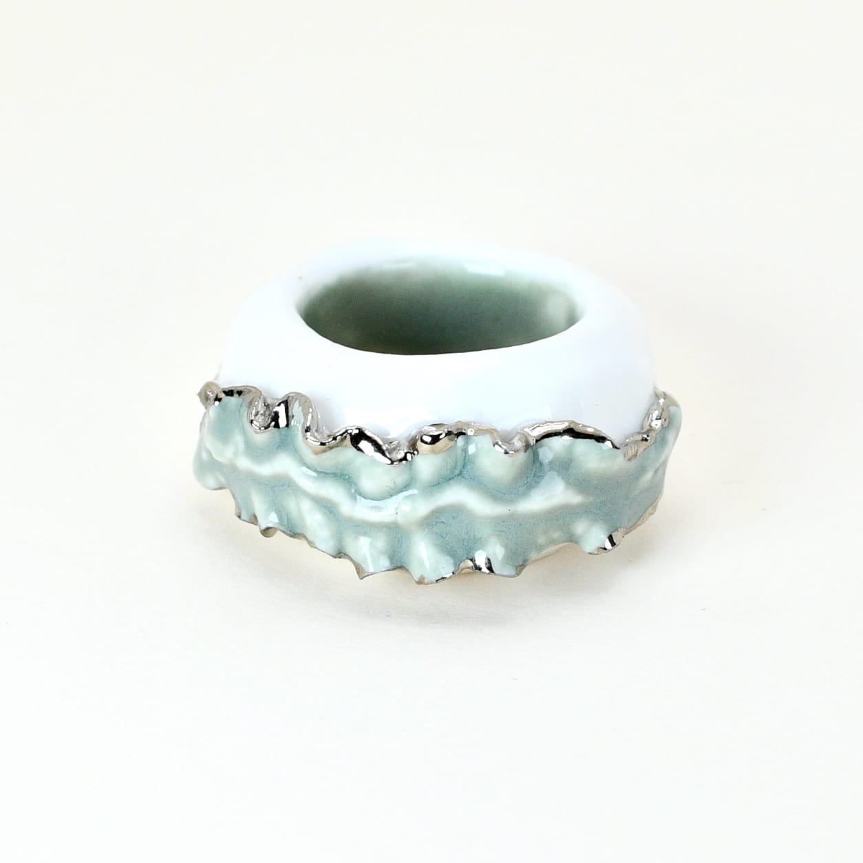 NISHIKI Porcelain Ceramic Ring